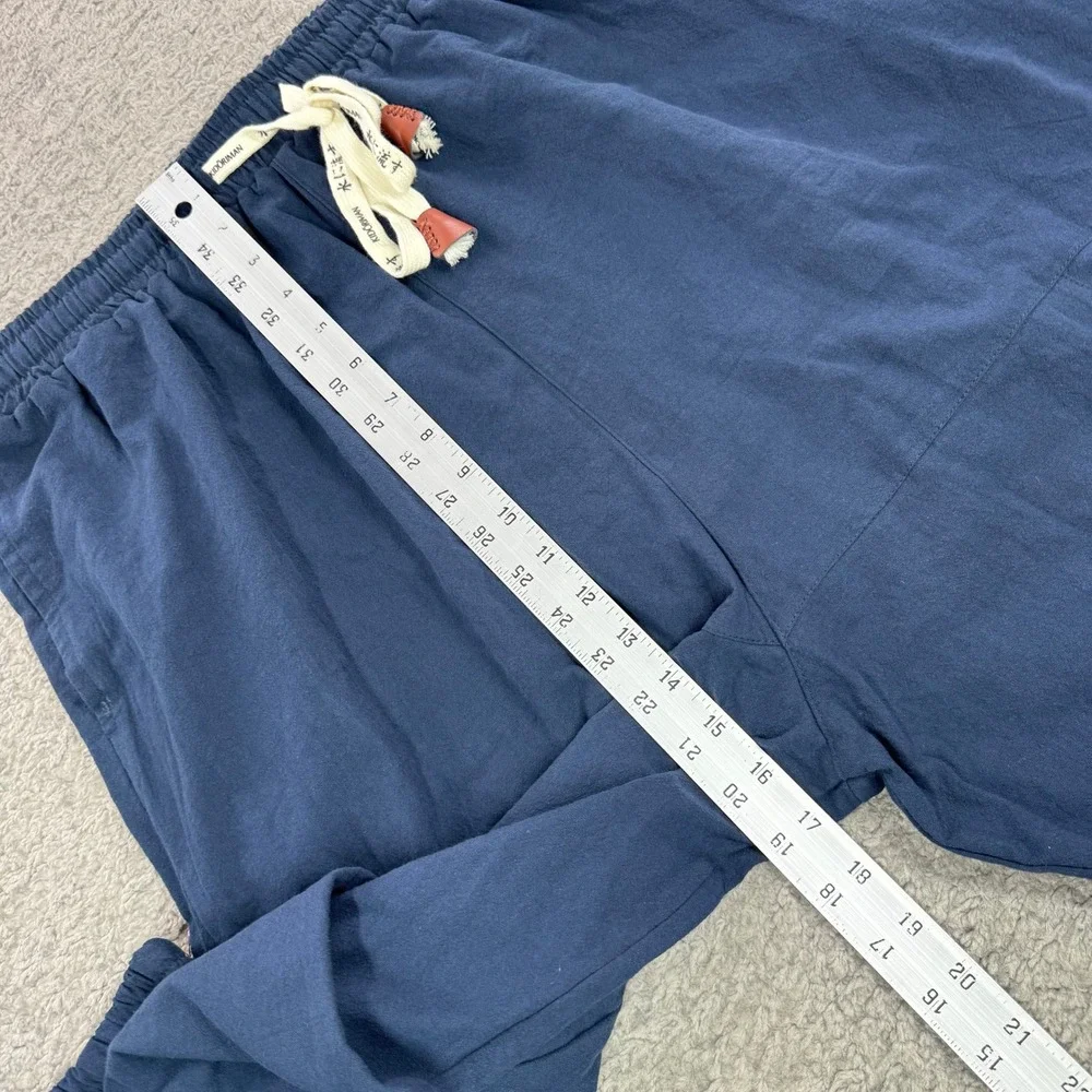 Kidoriman Navy Blue Japanese Streetwear Jogger Pants Mens 4XL New
